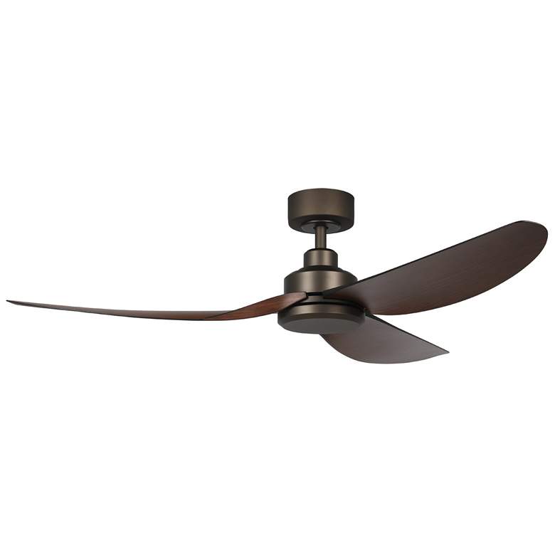 Image 1 Arlington 56" 3-Blade Fan w/ 5 Speed Remote Koa Blades/Bronze Accents