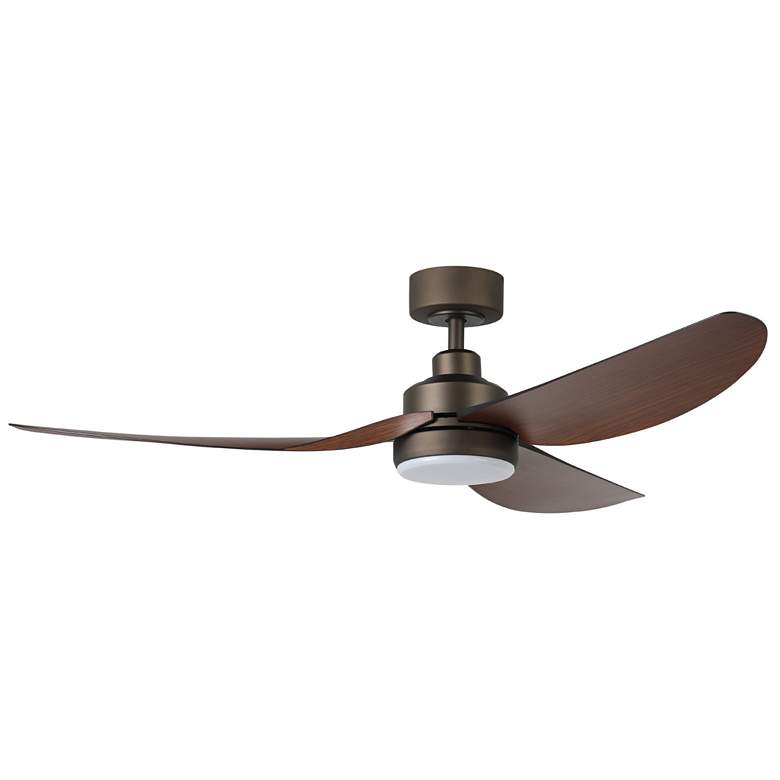 Image 1 Arlington 56" 3-Blade Fan w/ Dimmable LED Light Kit & Remote Koa B