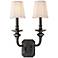 Arlington Double Light 18 3/4” High Bronze Wall Sconce