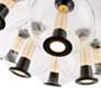 5_Arlo 25.5" Wide Black Chandelier With Clear Glass Shade more views