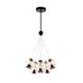 6_Arlo 25.5" Wide Black Chandelier With Clear Glass Shade more views