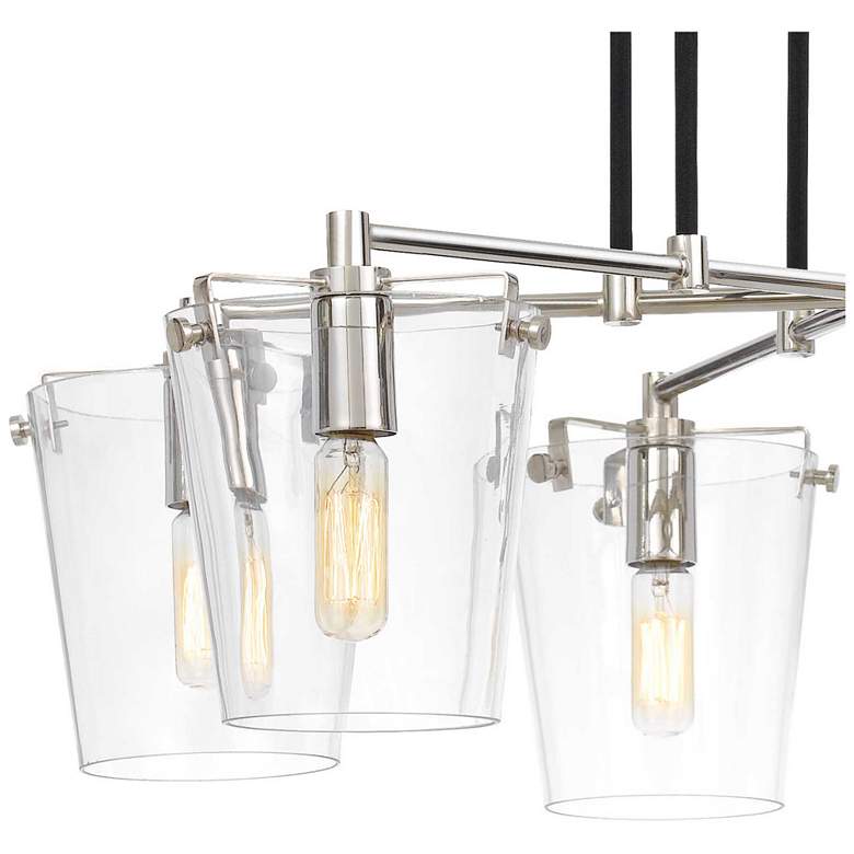 Image 3 Arlo 6-Lt Chandelier - Polished Nickel more views