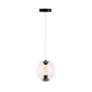 2_Arlo 8" Wide Black Pendant With Clear Glass Shade more views