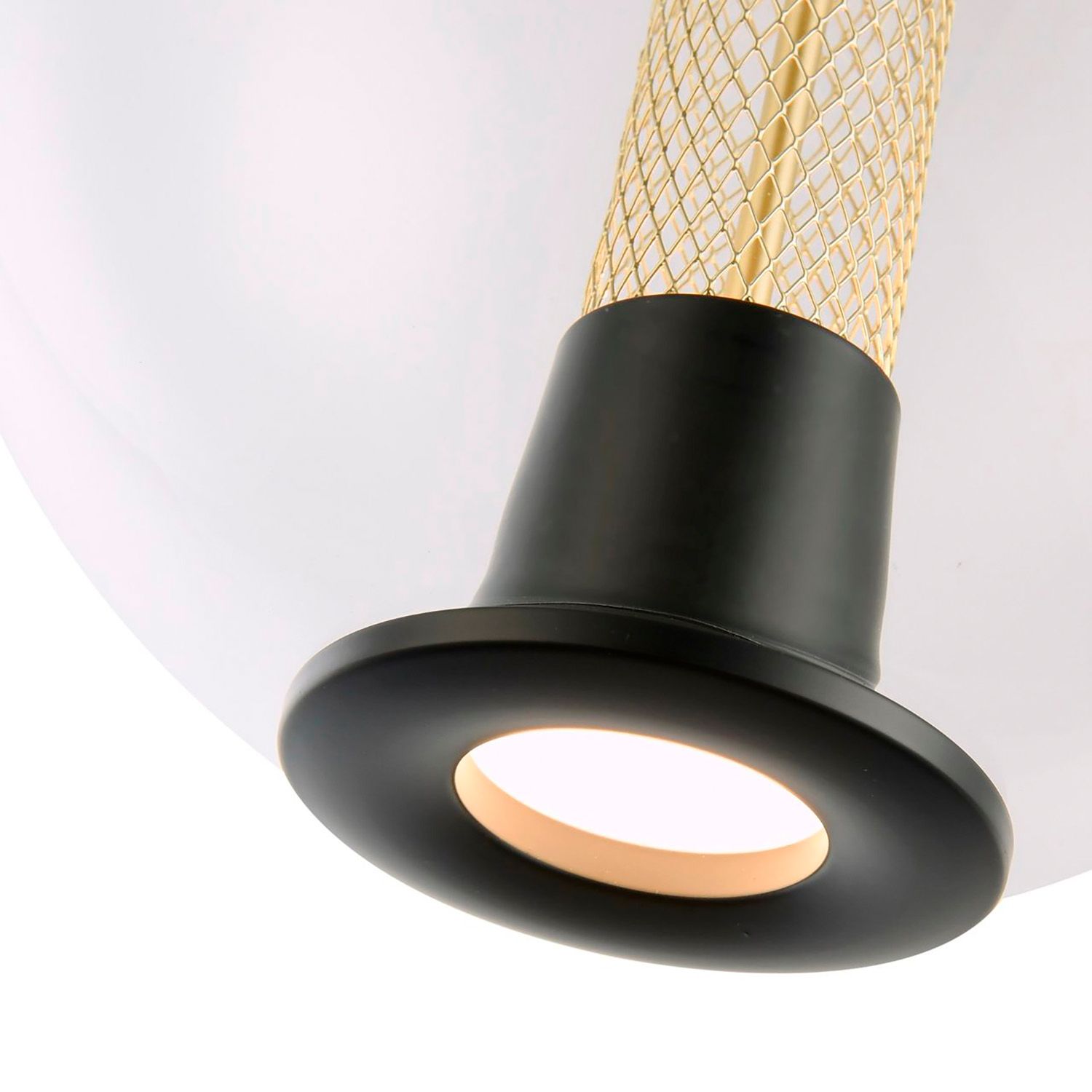 Image 4 Arlo 8" Wide Black Pendant With Clear Glass Shade more views