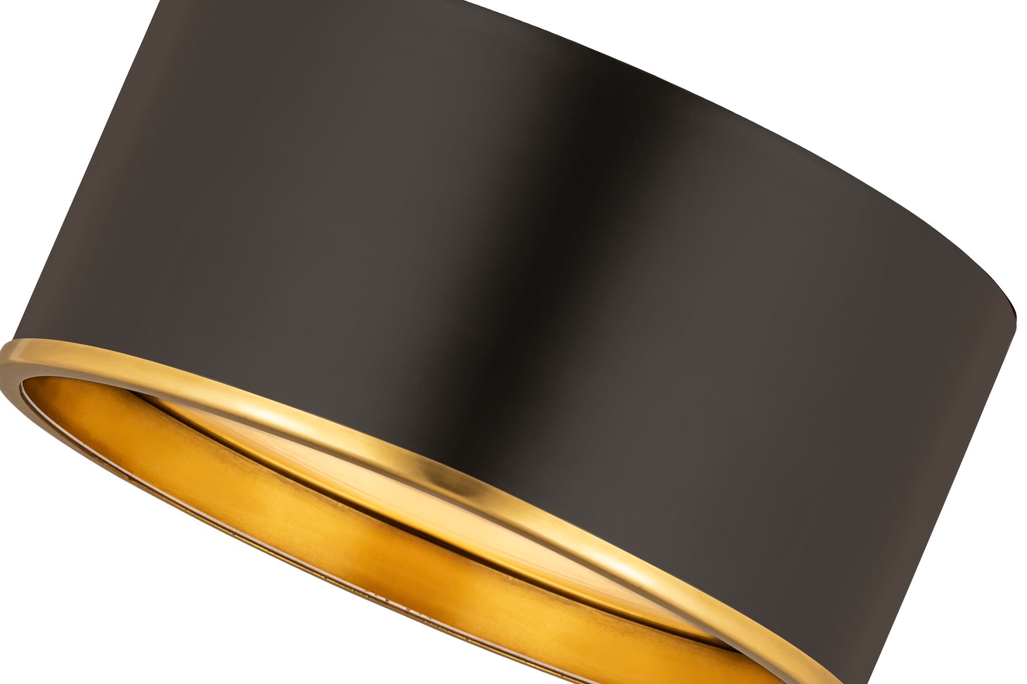 Image 7 Arlo by Z-Lite Matte Black + Rubbed Brass 12.25 inch 2 Light Flush Mount more views