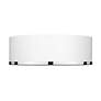 5_Arlo by Z-Lite Matte White + Chrome 3 Light Flush Mount more views