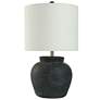 Arlo Cotta 26.5" High Matte Black Rustic Table Lamp