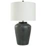 Arlo Cotta 31" High Distressed Black Rustic Cement Table Lamp