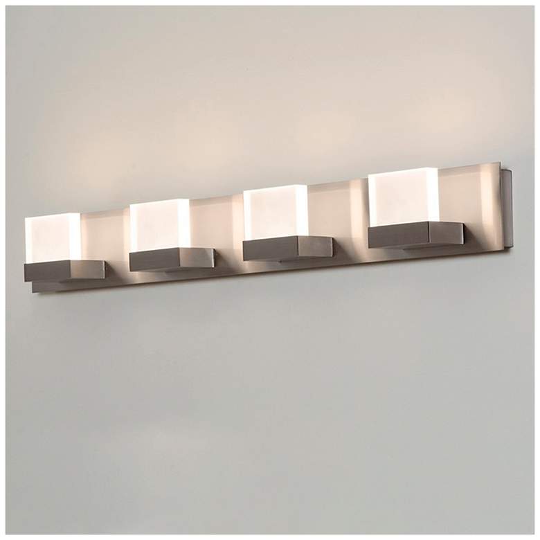 Image 3 Arlo LED 4-Light Vanity - 120v - Satin Nickel more views