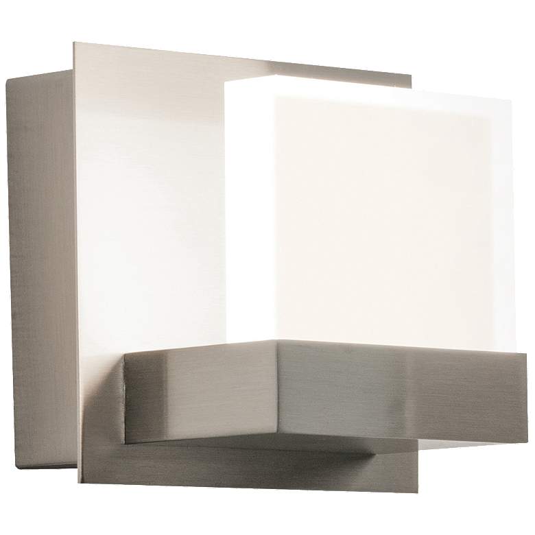 Image 1 Arlo LED Sconce - 120v - Satin Nickel