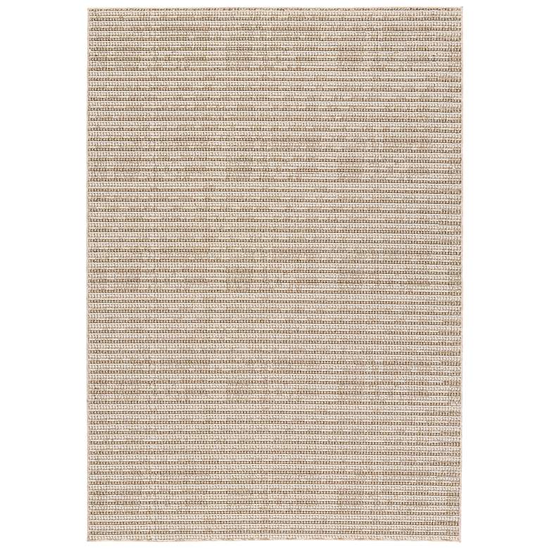 Image 2 Arlyn PRA04 4&#39;x6&#39; Cream and Beige Indoor/Outdoor Area Rug