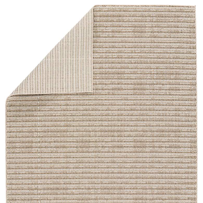 Image 4 Arlyn PRA04 4'x6' Cream and Beige Indoor/Outdoor Area Rug more views