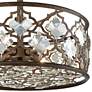 Armand 17" Wide Weathered Bronze 4-Light Ceiling Light