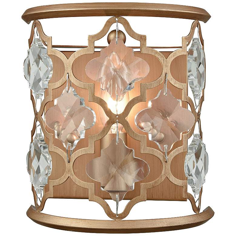 Image 1 Armand 9 inch High Matte Gold Wall Sconce