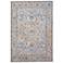 Armant 3905F  Gray Gold Blue Medallion Area Rug