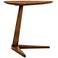 Armen Blanka 19" Wide Walnut Veneer Mid-Century Modern Tea Table
