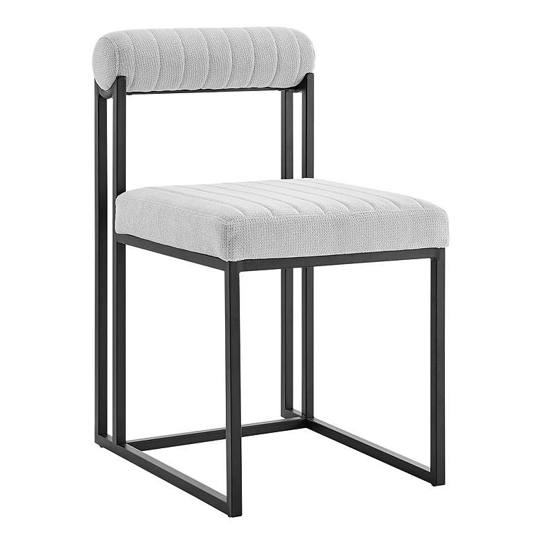 Image 1 Armen Living Anastasia 17 1/2" Wide Black Gray Dining Chairs Set of 2