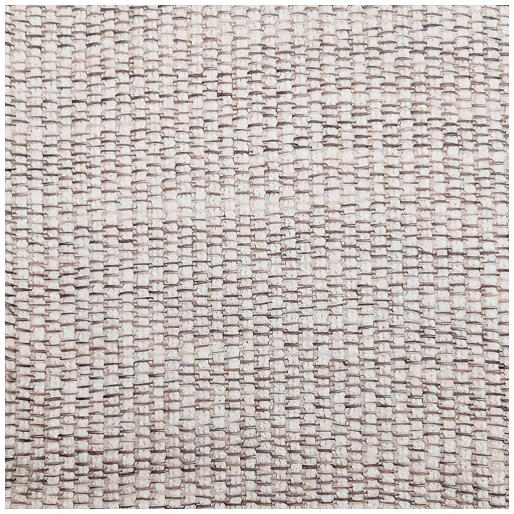 Armen Living Basila 30" Brown Oak Beige Fabric Swivel Barstool