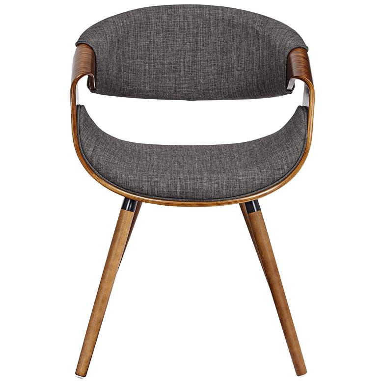 Image 5 Armen Living Butterfly 28" Charcoal Black Mid Century Modern Chair more views