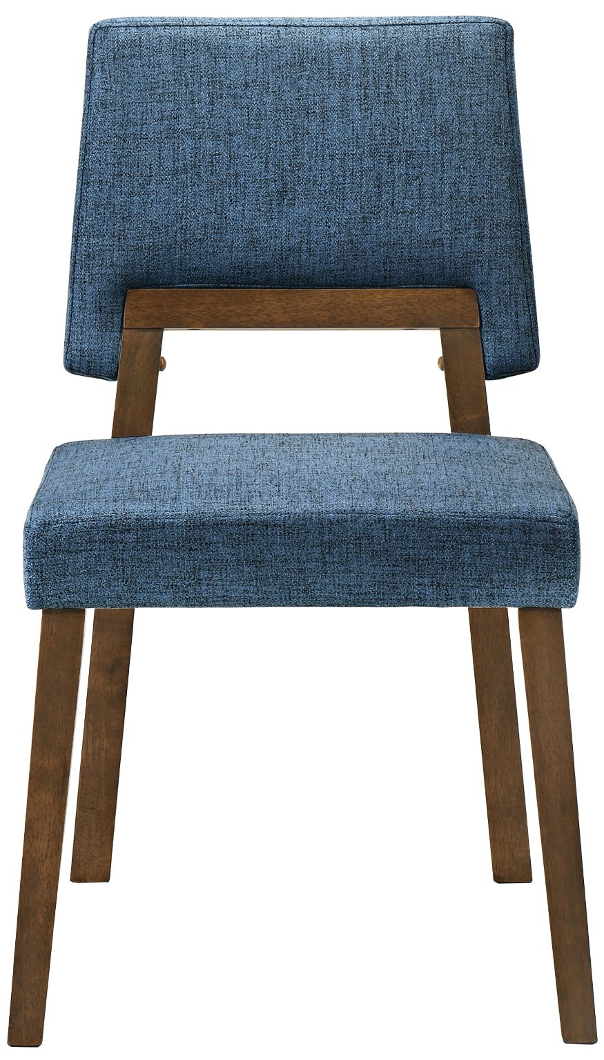 Armen Living Channell 22 1/2" Wide Modern Blue Dining Chairs Set of 2 in scene