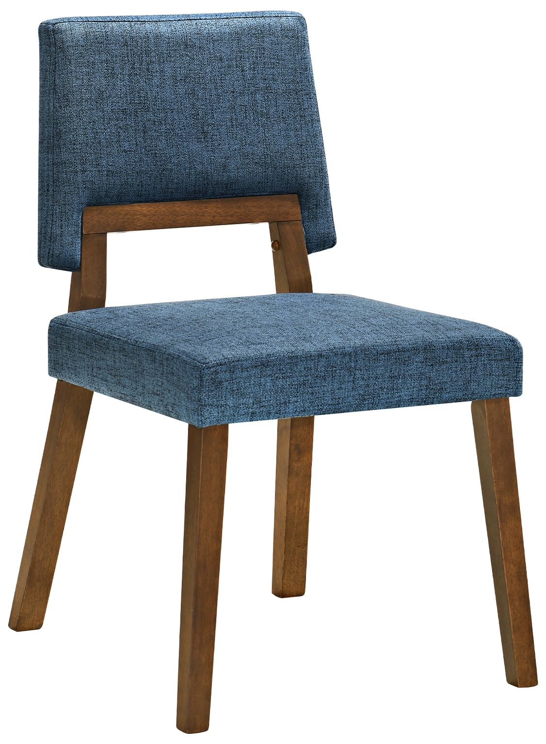 Armen Living Channell 22 1/2" Wide Modern Blue Dining Chairs Set of 2 in scene