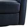 7_Armen Living Desi 32" Wide Black Leather Swivel Accent Chair more views