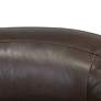 7_Armen Living Desi 32" Wide Espresso Brown Leather Swivel Accent Chair more views