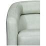 3_Armen Living Desi 32" Wide Mint Green Leather Swivel Accent Chair more views