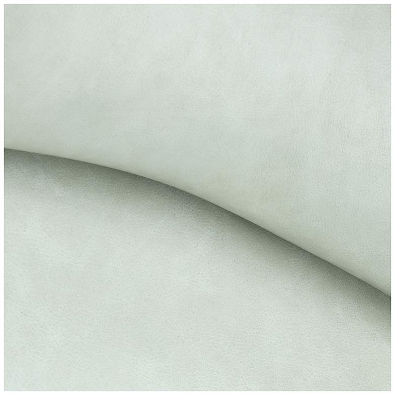 Image 4 Armen Living Desi 32" Wide Mint Green Leather Swivel Accent Chair more views