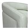 5_Armen Living Desi 32" Wide Mint Green Leather Swivel Accent Chair more views