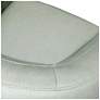 7_Armen Living Desi 32" Wide Mint Green Leather Swivel Accent Chair more views