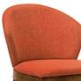 3_Armen Living Juno 24" Wide Modern Orange Fabric Dining Chairs Set of 2 more views