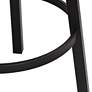 6_Armen Living Madrid 30 1/2" Ford Black Faux Leather Swivel Bar Stool more views