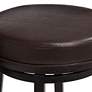 4_Armen Living Madrid 30" Ford Brown Faux Leather Swivel Bar Stool more views