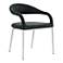 Armen Living Morgan 21" Wide Charcoal Black Dining Chairs Set of 2