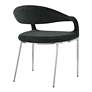 2_Armen Living Morgan 21" Wide Charcoal Black Dining Chairs Set of 2 more views