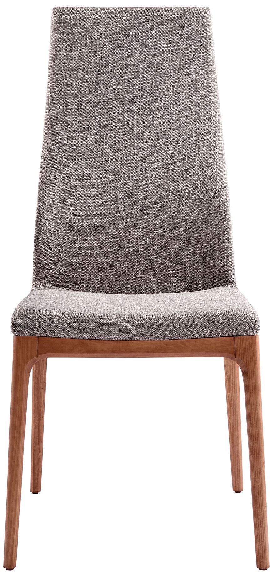 Image 3 Armen Living Parker 19" Wide Walnut and Gray Dining Chairs Set of 2 more views