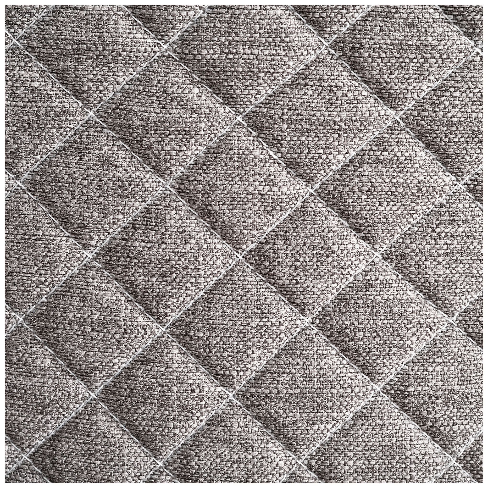 Armen Living Parker 19" Wide Walnut and Gray Dining Chairs Set of 2