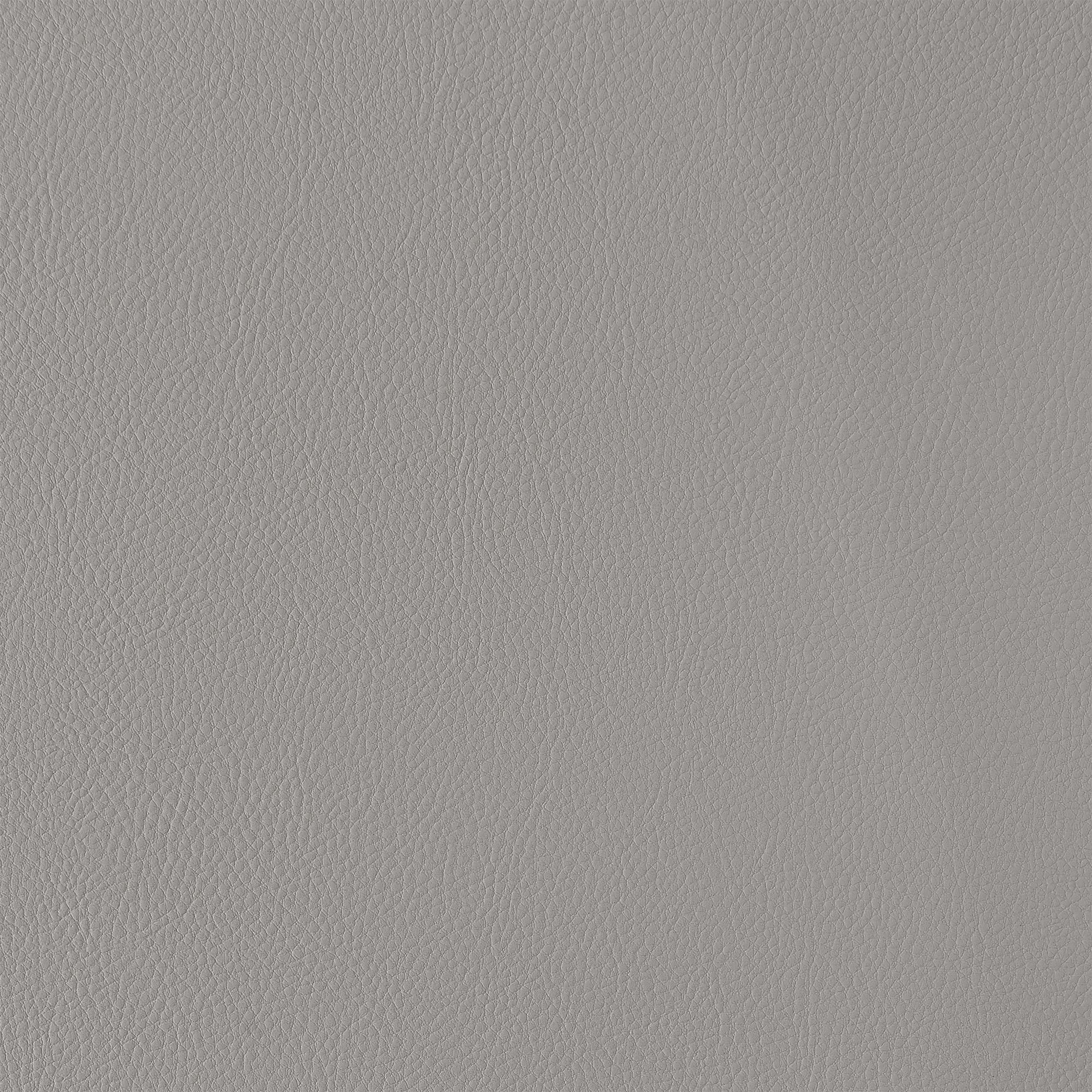 Armen Living Ramona 26 in. Counter Stool in Iron, Light Gray Faux Leather