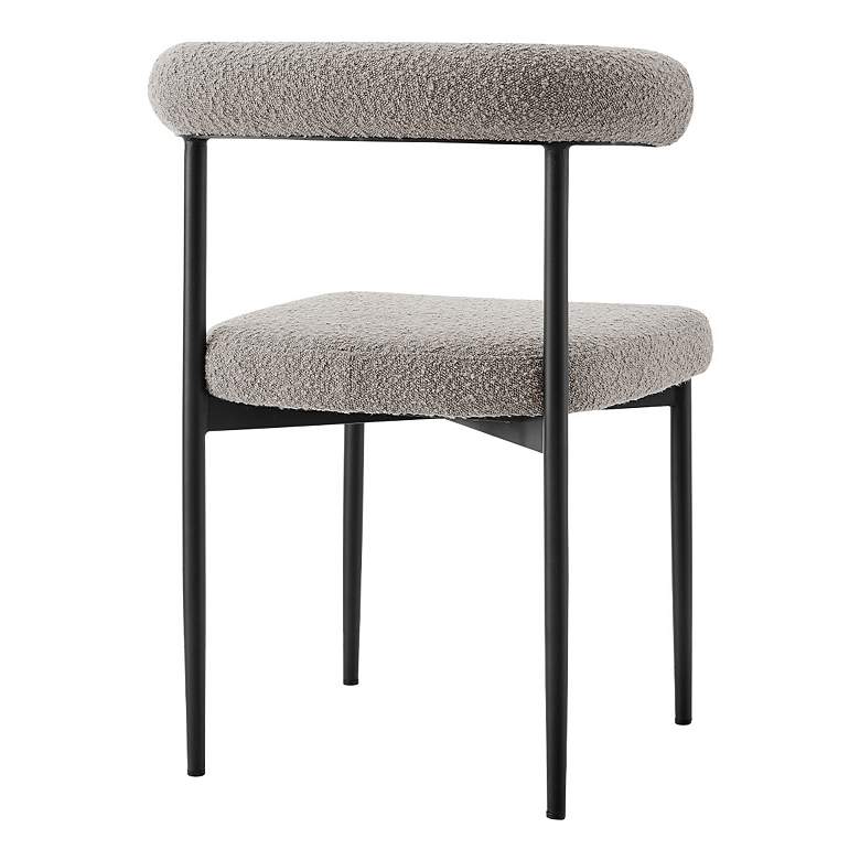 Image 2 Armen Living Shannon 23 1/2" Black and Cream Dining Chairs Set of 2 more views