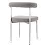 2_Armen Living Shannon 23 1/2" Steel Light Gray Dining Chairs Set of 2 more views