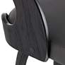 6_Armen Living Shelly 25 3/4" Gray Faux Leather Swivel Counter Stool more views