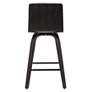 4_Armen Living Vienna 29 1/2" Gray Faux Leather Modern Swivel Bar Stool more views