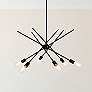 1_Armin 32" Wide Black 6-Light Chandelier