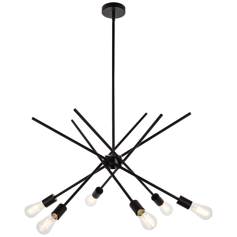 Image 2 Armin 6 Lts Pendant In Black