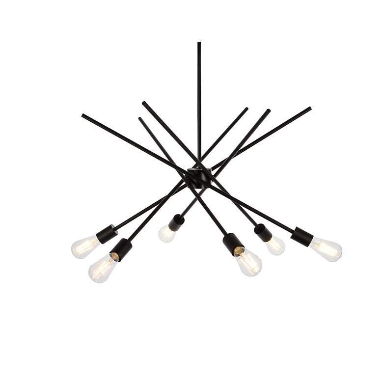 Image 4 Armin 6 Lts Pendant In Black more views