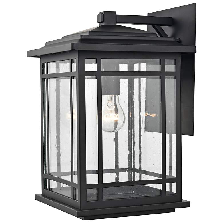 Image 3 Armington 15" High Powder-Coated Black Outdoor Wall Light more views