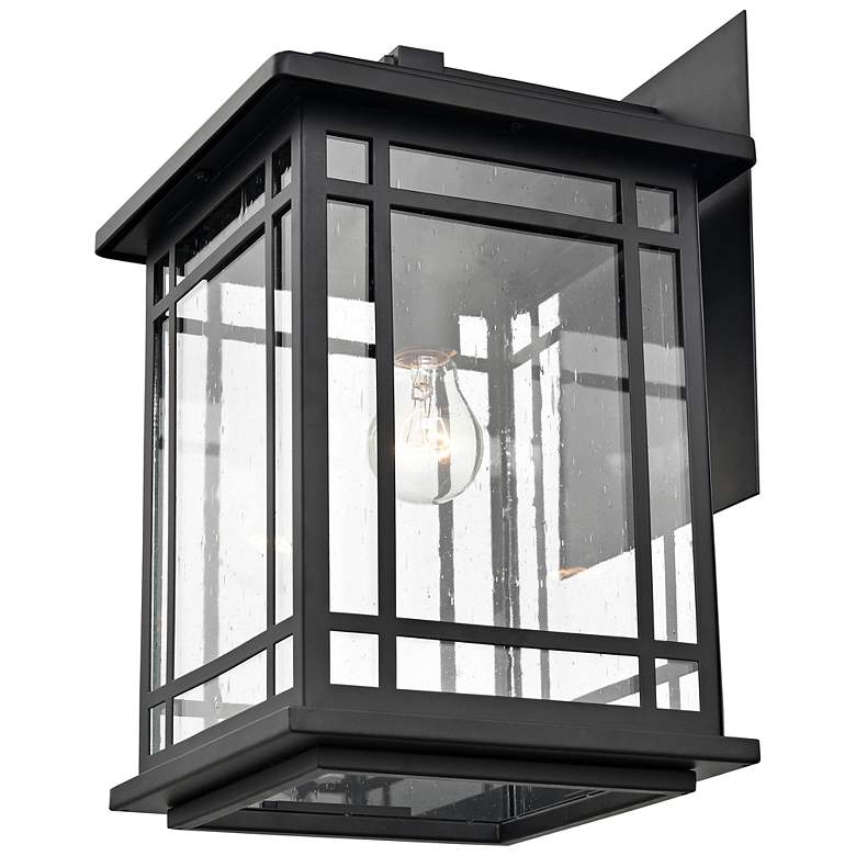 Image 5 Armington 15" High Powder-Coated Black Outdoor Wall Light more views