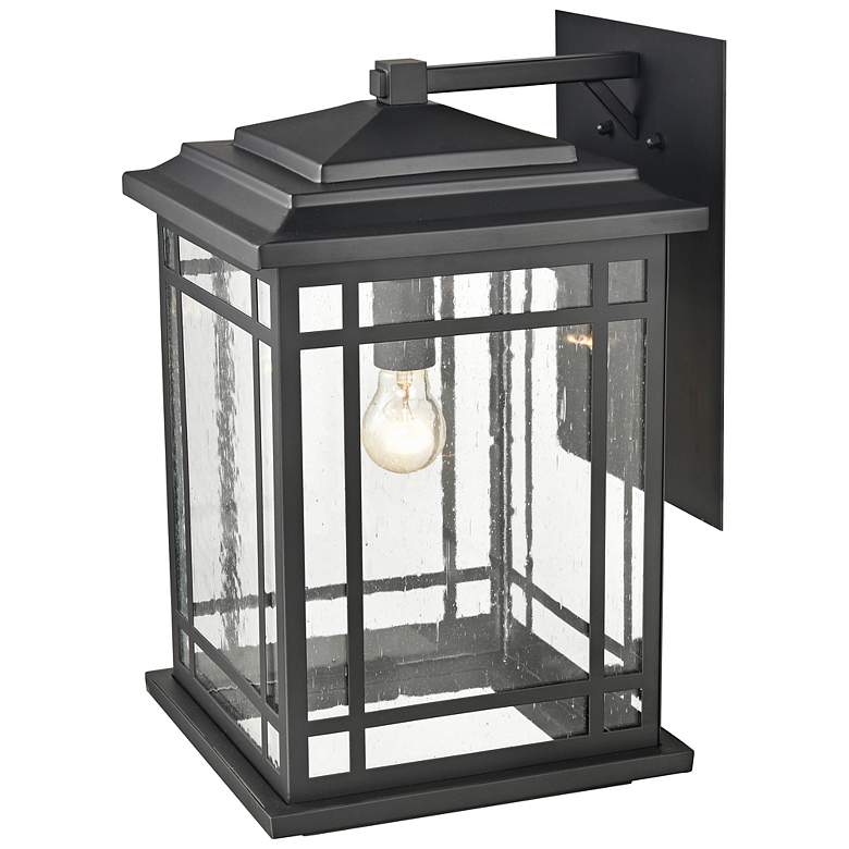 Image 3 Armington 18" High Powder-Coated Black Outdoor Wall Light more views
