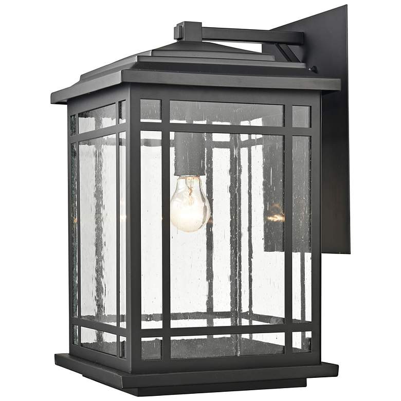 Image 4 Armington 18" High Powder-Coated Black Outdoor Wall Light more views